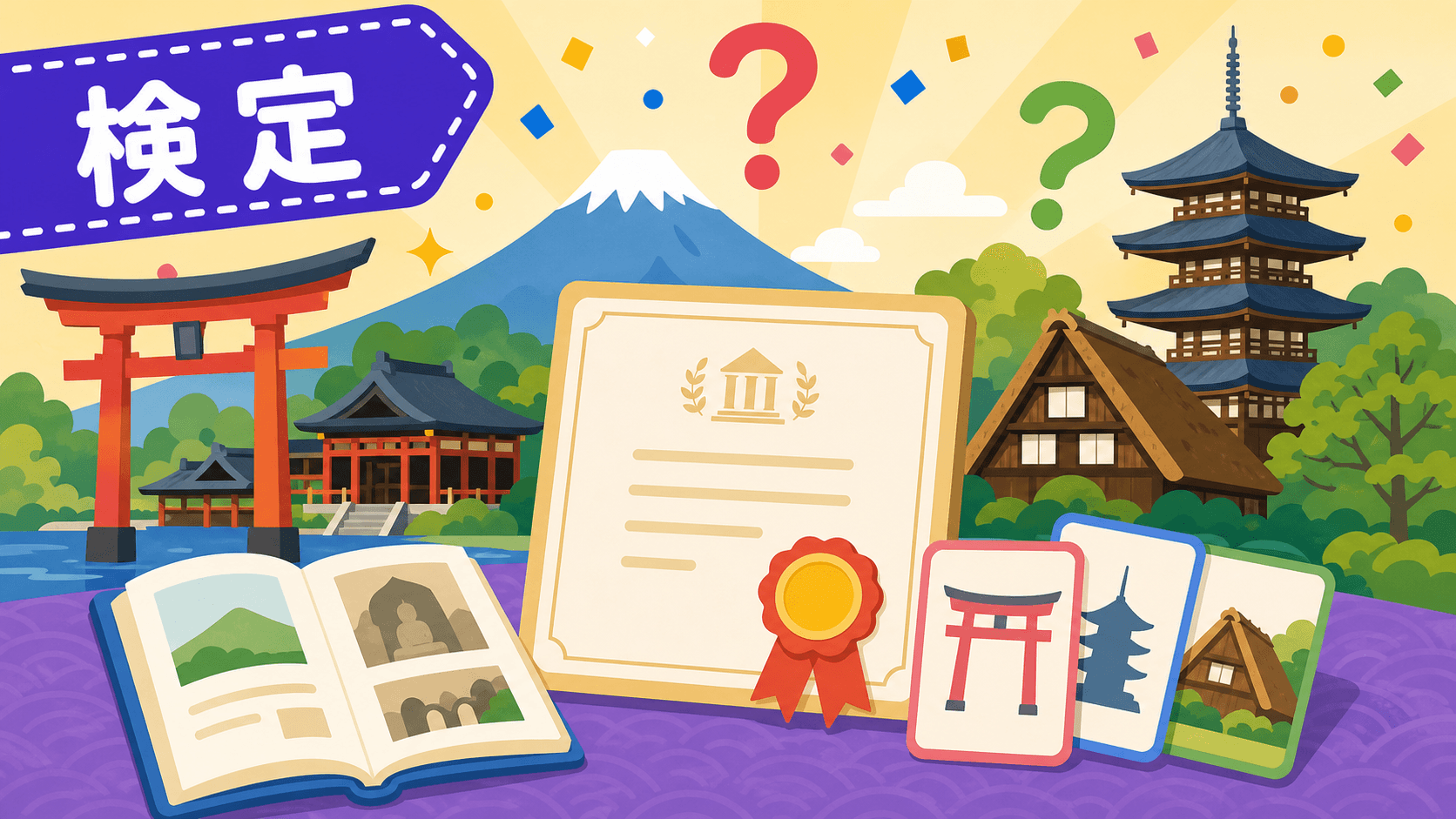 日本の世界遺産検定 のサムネイル