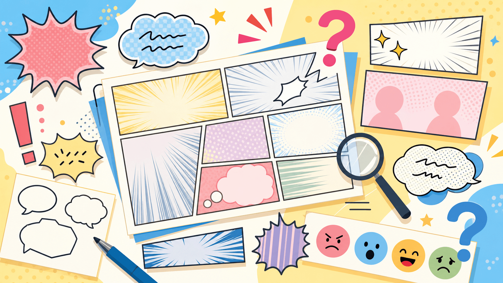 マンガ表現の読み解きクイズ のサムネイル