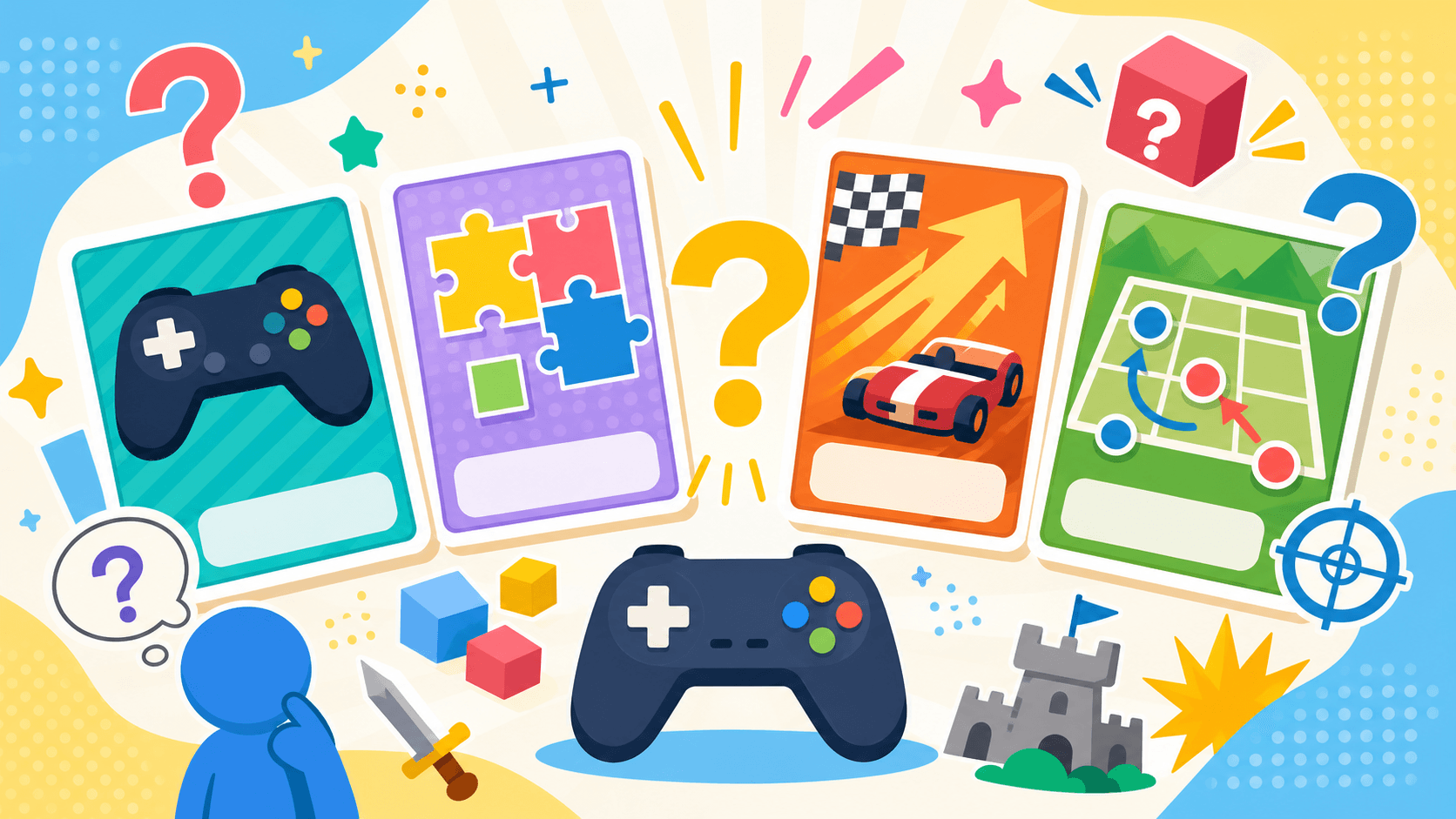 ゲームジャンル見分けクイズ のサムネイル