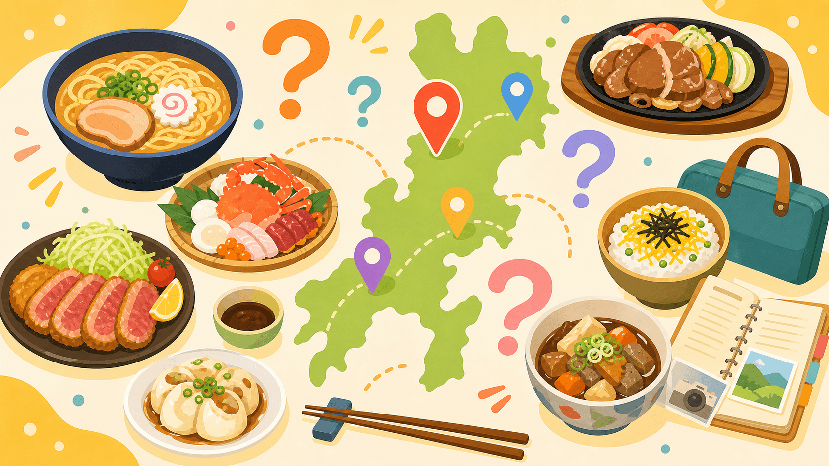 ご当地グルメクイズ のサムネイル