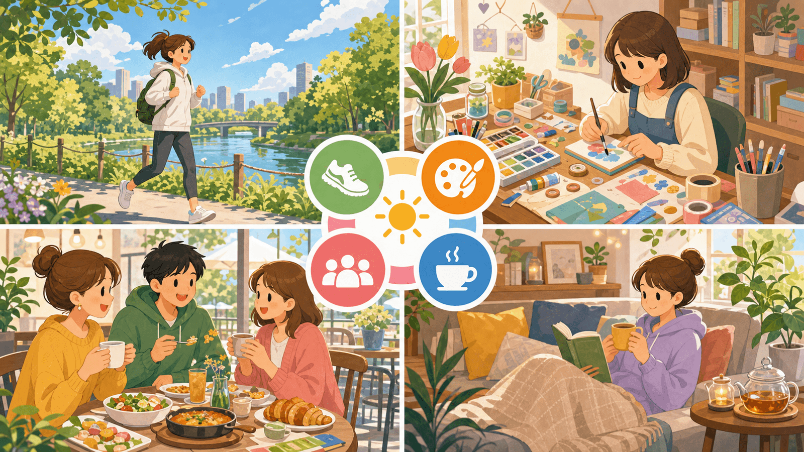 休日の過ごし方タイプ診断 のサムネイル